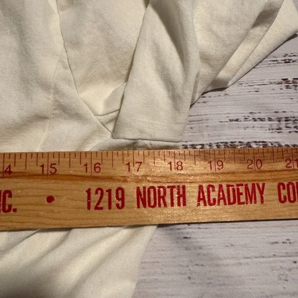 Abercrombie and Fitch Off White Blazer‎ Jacket Women's Size Medium - Picture 7 of 11